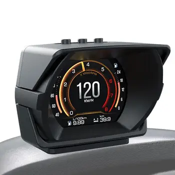 Автомобил скоростомер HUD Авто универсален главоболие, HUD дисплея на Автомобилния HUD дисплей на Цифрови GPS за измерване на скоростта дисплей с висока разделителна способност