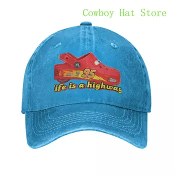 Бейзболна шапка Best life is a highway, рибарски шапки, новост в шляпной капачка, мъжки и дамски шапка
