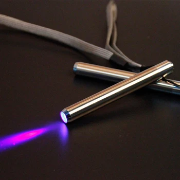 Мини фенерче от неръждаема стомана LED light 395/365 ултравиолетово фенерче ултравиолетова светлина AAA батерия за откриване маркировка